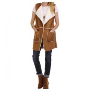 Listicle Jackets & Coats - ❄️Faux Suede & Shearling Vest Listicle Jackets & Coats - ❄️Faux Suede & Shearling Vest